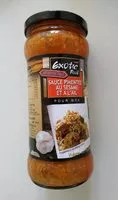 Mängden socker i Sauce pimentée au sésame et à l'ail
