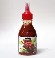 Mängden socker i Exotic Foods Sriracha Hot Chilli Sauce Super Hot