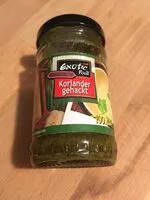 Mängden socker i Koriander gehackt