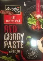 Mängden socker i Red curry paste