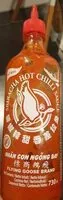 Mängden socker i Sriracha hot chilli sauce extra garlic non MSG