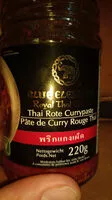 Mängden socker i Thai Rote Currypaste