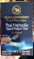Mängden socker i Thai Fischsosse