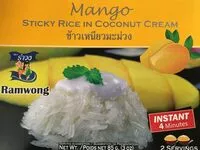 Mängden socker i Riz gluant à la mangue