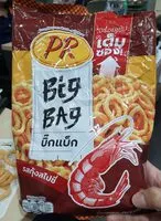 Mängden socker i ข้าวเกรียบ รสกุ้งสไปซี่