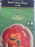 Mängden socker i Pate De Curry Rouge Nittaya