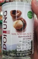 Mängden socker i แมคคาเดเมีย ตราดอยตุง