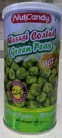 Mängden socker i Wasabi coated Green Peas