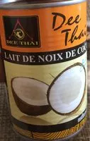 Mängden socker i Lait de coco