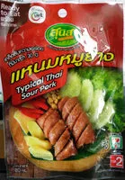 Mängden socker i แหนมหมูย่าง