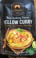 Mängden socker i Yellow curry Thai cooking sauce