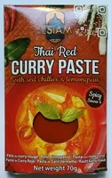 Mängden socker i Pâte de Curry Rouge