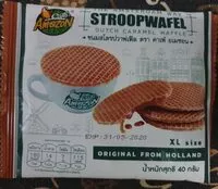 Mängden socker i สโตรปวาฟเฟิล