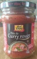 Mängden socker i Pâte de curry rouge