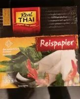 Mängden socker i Real Thai Reispapier