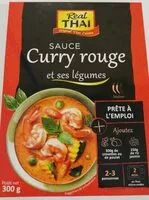 Mängden socker i Sauce Curry Rouge et ses légumes