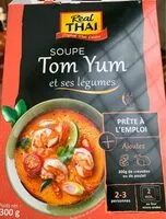 Mängden socker i Soupe Tom Yum prête à l'emploi