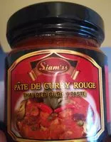 Mängden socker i Pâte de curry rouge