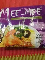 Mängden socker i Nouilles Instantanées Poulet