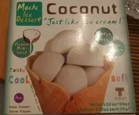 Mängden socker i Buono Mochi Ice Dessert Coconut