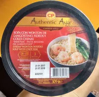 Mängden socker i Authentic asia