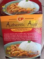 Mängden socker i Authentic Asia (poulet curry rouge & riz jasmin)