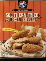 Mängden socker i Southern fried chicken fillets