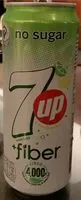 Mängden socker i 7up No sugar + fiber