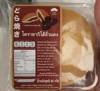 Mängden socker i โดรายากิไส้ถั่วแดง - 50 g