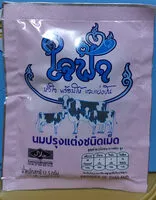 Mängden socker i นมอัดเม็ด