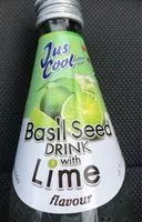 Mängden socker i Basil seed drink with lime