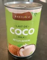 Mängden socker i Lait de coco