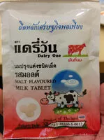 Mängden socker i นมอัดเม็ดกลิ่นมอลต์