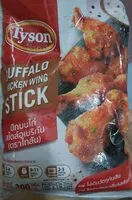 Mängden socker i ปีกบนไก่สไตล์อเมริกัน