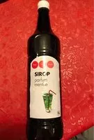 Mängden socker i Sirop parfum menthe