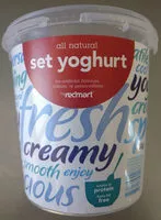 Mängden socker i All Natural Set Yogurt