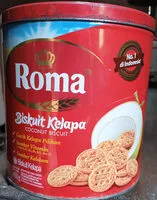 Mängden socker i Biskuit Roma Kelapa