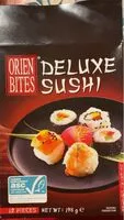 Mängden socker i Deluxe sushi