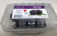Mängden socker i Black plums from Spain