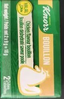 Mängden socker i Bouillon  halal