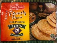 Mängden socker i Roti Paratha