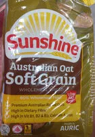 Mängden socker i Australian Oat Soft Grain Wholemeal Bread