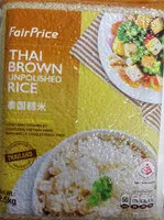 Mängden socker i Fairprice ~ Thai Brown Unpolished Rice 2.5kg