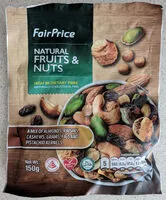 Mängden socker i Natural Fruits & Nuts