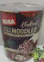 Mängden socker i Baked multi grain noodles with purple corn