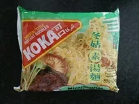 Mängden socker i Oriental Style Instant Noodles Mushroom Flavour