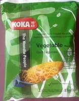 Mängden socker i Oriental Instant Noodles: Vegetable Flavour