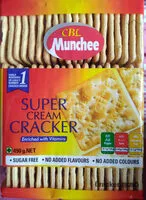 Mängden socker i Munchee Super Cream Cracker