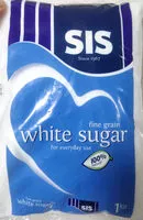 Mängden socker i Sis Fine grain White Sugar