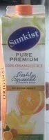 Mängden socker i Pure Premium 100% Orange Juice
